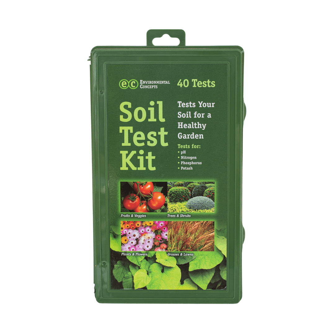 106 Soil Test Kit for garden health, tests pH, nitrogen, phosphorus, potash. Includes 40 tests for fruits and plants.