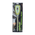 Digital moisture meter in packaging by Luster Leaf, ideal for checking soil moisture levels for plants.